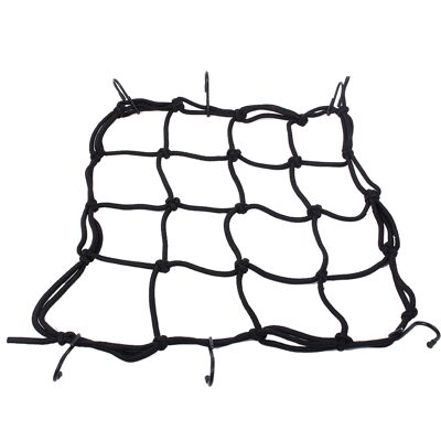HEAT Motorradhelm Mit Schwarzem Elastischem Netz Und 6 Gepäckbefestigungshaken, Universeller Gepäckgurt Für Motorräder, Zur Ladungssicherung HEAT Motorradhelm Mit Schwarzem Elastischem Netz Und 6 Gepäckbefestigungshaken, Universeller Gepäckgurt Für Motorräder, Zur Ladungssicherung