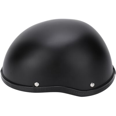HEAT Flacher Halbgesichts-motorradhelm, Mattschwarze Helmschale, Größe Xl, Leichte Helmschale, Straßenzugelassen, Retro-stil, Komfortabel, Ideal Für Den Stadtverkehr. HEAT Flacher Halbgesichts-motorradhelm, Mattschwarze Helmschale, Größe Xl, Leichte Helmschale, Straßenzugelassen, Retro-stil, Komfortabel, Ideal Für Den Stadtverkehr.
