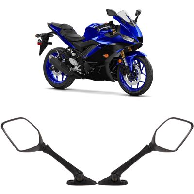 JUTE Schwarzer Motorrad-rückspiegel Für Yamaha T-max R3 R25 JUTE Schwarzer Motorrad-rückspiegel Für Yamaha T-max R3 R25