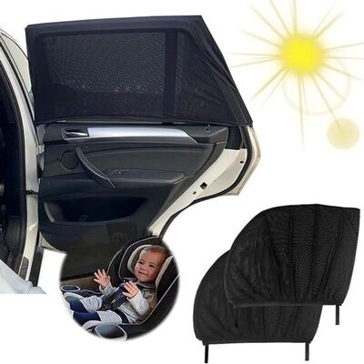 OEM Sonnenschutz Für Babys Und Haustiere, 2-teilig, Uv-schutz, Moskitonetz, Universalgröße Für Die Meisten Autos OEM Sonnenschutz Für Babys Und Haustiere, 2-teilig, Uv-schutz, Moskitonetz, Universalgröße Für Die Meisten Autos