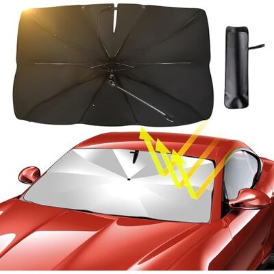 OEM Sonnenschutz Für Die Windschutzscheibe Auto-sonnenschirm 125 X 65 Cm 360 Universell Passend Für Die Meisten Autos Blockiert 99 9 Der Uv-strahlung 99,9 OEM Sonnenschutz Für Die Windschutzscheibe Auto-sonnenschirm 125 X 65 Cm 360 Universell Passend Für Die Meisten Autos Blockiert 99 9 Der Uv-strahlung 99,9
