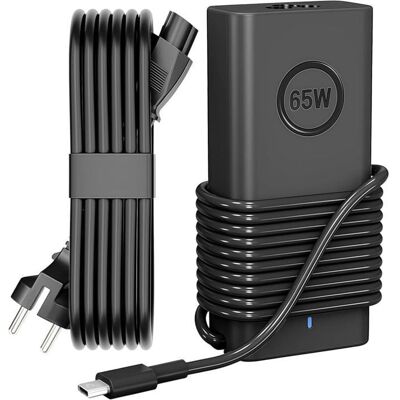 OEM 65-watt-usb-c-laptop-ladegerät, Kompatibel Mit Dell Latitude 5000/7000/3000 Serie Und Xps 13, Schnellladefunktion. OEM 65-watt-usb-c-laptop-ladegerät, Kompatibel Mit Dell Latitude 5000/7000/3000 Serie Und Xps 13, Schnellladefunktion.