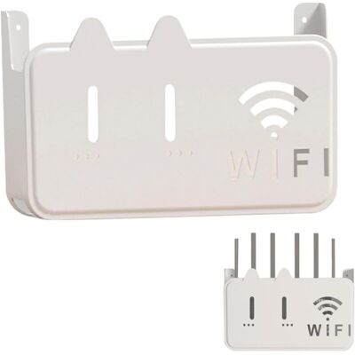 OEM 0 – Wandmontierte Aufbewahrungsbox Für Wlan-router – Hohlkonstruktion Zur Wärmeableitung – Einfache, Spurenlose Montage – Weiß OEM 0 – Wandmontierte Aufbewahrungsbox Für Wlan-router – Hohlkonstruktion Zur Wärmeableitung – Einfache, Spurenlose Montage – Weiß