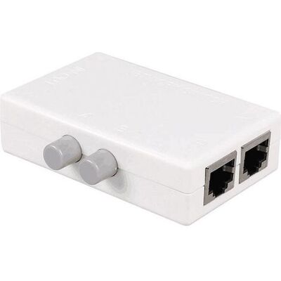 OEM Rj45 Commutateur Sélecteur De Splitter, 2 Ports Réseau Commutateur Sélecteur De Splitter Hub) 1-out Ou 1 Entrée 2-out 100 M T 2 Voies Rj45 Ethernet Réseau Sinloon Push Button Métal Mini Switch Box OEM Rj45 Commutateur Sélecteur De Splitter, 2 Ports Réseau Commutateur Sélecteur De Splitter Hub) 1-out Ou 1 Entrée 2-out 100 M T 2 Voies Rj45 Ethernet Réseau Sinloon Push Button Métal Mini Switch Box