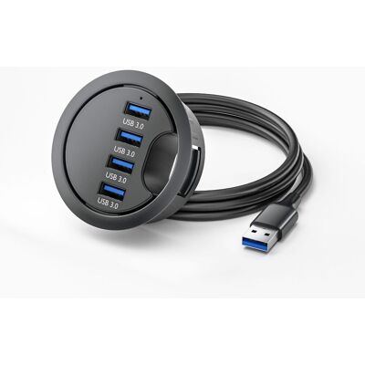 OEM Desktop-usb-hub Mit 4 Usb-3.0-anschlüssen, Integriertem Kabelmanagement, Version Für Den Heimgebrauch OEM Desktop-usb-hub Mit 4 Usb-3.0-anschlüssen, Integriertem Kabelmanagement, Version Für Den Heimgebrauch