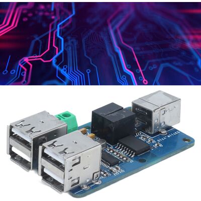 JUTE Vierfach-usb-isolator, Usb-hub-isolationsmodul, Adum3160-kopplungsschutzplatine JUTE Vierfach-usb-isolator, Usb-hub-isolationsmodul, Adum3160-kopplungsschutzplatine