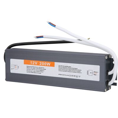 HEAT Professionelles, Wasserdichtes 200-w-led-treiber-netzteil Ac170–250 V (50/60 Hz) Dc12 V HEAT Professionelles, Wasserdichtes 200-w-led-treiber-netzteil Ac170–250 V (50/60 Hz) Dc12 V