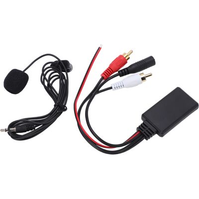 HEAT Bluetooth 5.0-adapter Mit Aux-eingang, Drahtlosem Stereokabel, Freisprechmikrofon, Kompatibel Mit Pioneer-autoradios Mit 2rca-audioausgängen. HEAT Bluetooth 5.0-adapter Mit Aux-eingang, Drahtlosem Stereokabel, Freisprechmikrofon, Kompatibel Mit Pioneer-autoradios Mit 2rca-audioausgängen.