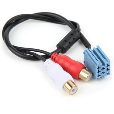HEAT 8-poliger Mini-iso-rca-kabeladapter Für Blapunkt Cd-wechsler Im Autoradio HEAT 8-poliger Mini-iso-rca-kabeladapter Für Blapunkt Cd-wechsler Im Autoradio