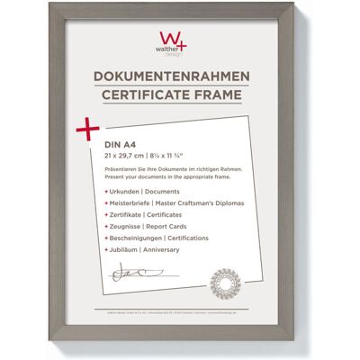 WALTHER DESIGN Construction Designrahmen 21x29,7 Cm Stahl WALTHER DESIGN Construction Designrahmen 21x29,7 Cm Stahl