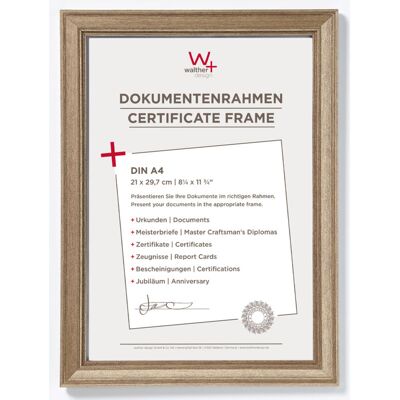 WALTHER DESIGN Lounge Designrahmen 21x29,7 Cm Stahl WALTHER DESIGN Lounge Designrahmen 21x29,7 Cm Stahl