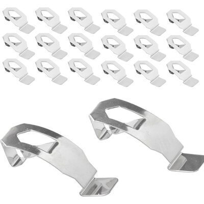 OEM 18 Stück Bilderrahmen-befestigungsclips, Bilderhaken, Wandhaken, Kein Bohren Erforderlich, Federdrehclip, Aufhängezubehör, Rückplatten, Hardware-befestigungen Für Rahmen - OEM 18 Stück Bilderrahmen-befestigungsclips, Bilderhaken, Wandhaken, Kein Bohren Erforderlich, Federdrehclip, Aufhängezubehör, Rückplatten, Hardware-befestigungen Für Rahmen -
