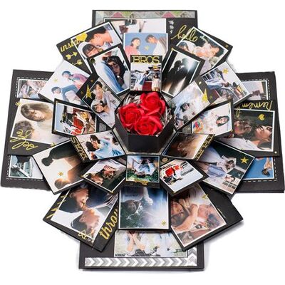 OEM Überraschungsgeschenkbox – Diy-fotoalbum Aus Künstlerpapier – Für Geburtstage Und Weihnachten – 1 Stück OEM Überraschungsgeschenkbox – Diy-fotoalbum Aus Künstlerpapier – Für Geburtstage Und Weihnachten – 1 Stück
