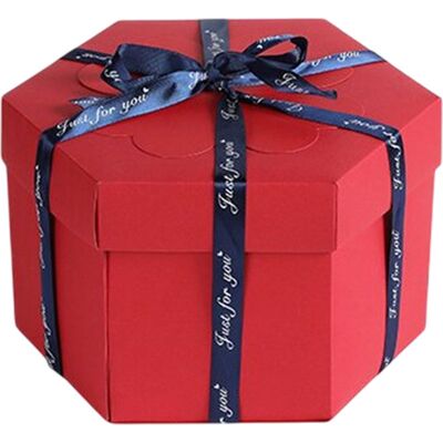 OEM 1 Geschenkbox, Überraschungsbox Mit Explosionseffekt, Kreatives Fotoalbum, Kunstdruckpapier, 6 Schwarze Seiten, Geburtstag Weihnachten OEM 1 Geschenkbox, Überraschungsbox Mit Explosionseffekt, Kreatives Fotoalbum, Kunstdruckpapier, 6 Schwarze Seiten, Geburtstag Weihnachten