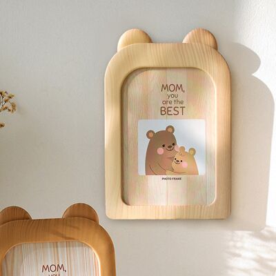JUTE Niedlicher Und Kreativer 7-zoll-fotorahmen Im Instagram-tauglichen Stil, Perfekt Für Tisch, Kinderzimmer, Wanddekoration, Büro, Cartoon-fotorahmen, Beiger Bären-fotorahmen. JUTE Niedlicher Und Kreativer 7-zoll-fotorahmen Im Instagram-tauglichen Stil, Perfekt Für Tisch, Kinderzimmer, Wanddekoration, Büro, Cartoon-fotorahmen, Beiger Bären-fotorahmen.