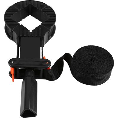 HEAT Multifunktions-winkelklemme Mit 4 Backen, Verstellbar, Fotorahmen-klemmband, Holzbearbeitungswerkzeug, 90-grad-haltefunktion. HEAT Multifunktions-winkelklemme Mit 4 Backen, Verstellbar, Fotorahmen-klemmband, Holzbearbeitungswerkzeug, 90-grad-haltefunktion.