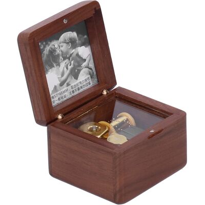 HEAT Musikalischer Retro-fotorahmen Zur Erinnerung, Romantische Spieluhr Als Geschenk Zum Valentinstag HEAT Musikalischer Retro-fotorahmen Zur Erinnerung, Romantische Spieluhr Als Geschenk Zum Valentinstag