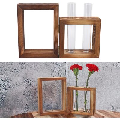 JUTE Selbstgemachter Bilderrahmen, Hydroponik-ständer Im Retro-stil, Dekorative Glasvase Für Efeu, Ideal Für Das Wohn- Oder Esszimmer. JUTE Selbstgemachter Bilderrahmen, Hydroponik-ständer Im Retro-stil, Dekorative Glasvase Für Efeu, Ideal Für Das Wohn- Oder Esszimmer.