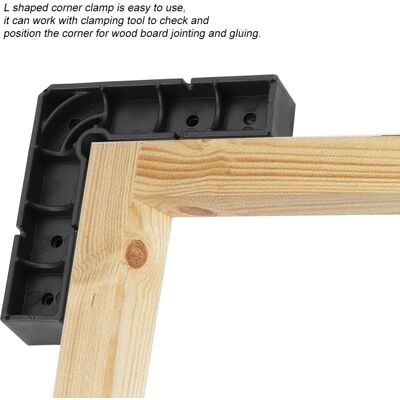 HEAT Set Mit 2 90° L-förmigen Winkelklemmen Für Bilderrahmen, Holzbearbeitungswerkzeug, Kompakte Rechtwinklige Klemme (9,5 X 9,5 X 2 Cm) HEAT Set Mit 2 90° L-förmigen Winkelklemmen Für Bilderrahmen, Holzbearbeitungswerkzeug, Kompakte Rechtwinklige Klemme (9,5 X 9,5 X 2 Cm)