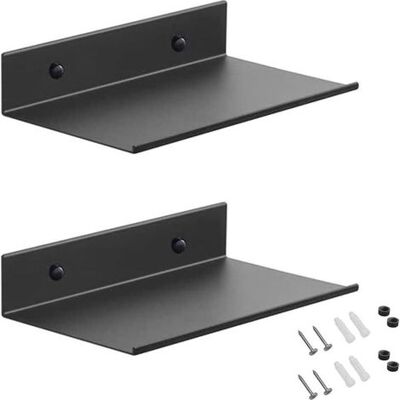 OEM Wandregale Aus Metall, 2 Stück, 20 Cm Schwarze Schwebende Ablage, Wand-duschregal, Rechteckiges Wandregal Mit Löchern Und Schrauben Für Wohnzimmer, Schlafzimmer, Bilderrahmen, Kleinigkeiten OEM Wandregale Aus Metall, 2 Stück, 20 Cm Schwarze Schwebende Ablage, Wand-duschregal, Rechteckiges Wandregal Mit Löchern Und Schrauben Für Wohnzimmer, Schlafzimmer, Bilderrahmen, Kleinigkeiten