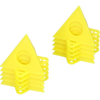 HEAT 10er-pack Farbständer Aus Kunststoff Für Den Haushalt, Holzbearbeitungsgerät Mit Konischer Erhöhung Für Bilderrahmen Und Stühle HEAT 10er-pack Farbständer Aus Kunststoff Für Den Haushalt, Holzbearbeitungsgerät Mit Konischer Erhöhung Für Bilderrahmen Und Stühle