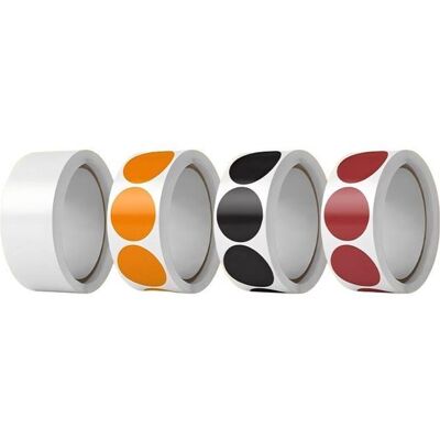OEM Rollen 2 5 Cm Runde Selbstklebende Wasserfeste Etiketten 4 Leuchtende Farben 500 Etiketten Pro Rolle Set Enthält Runde Farbcodierte Etiketten 2,5 Cm OEM Rollen 2 5 Cm Runde Selbstklebende Wasserfeste Etiketten 4 Leuchtende Farben 500 Etiketten Pro Rolle Set Enthält Runde Farbcodierte Etiketten 2,5 Cm