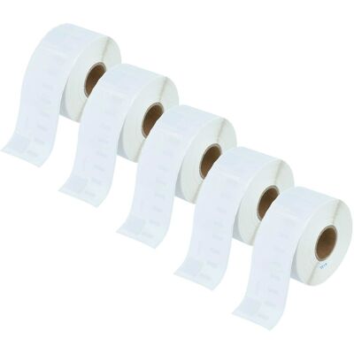 Vhbw 5x Etiketten-rolle 36mm X 89mm (260 Etiketten) Kompatibel Mit Dymo Labelwriter 330 Turbo Ii, 330 Turbo, 400 Duo, 330 Etiketten-drucker Vhbw 5x Etiketten-rolle 36mm X 89mm (260 Etiketten) Kompatibel Mit Dymo Labelwriter 330 Turbo Ii, 330 Turbo, 400 Duo, 330 Etiketten-drucker