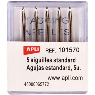 Apli Standardnadel Kompatibel Mit Etikettierer 154110 Und 154112 - 5 Stück Apli Standardnadel Kompatibel Mit Etikettierer 154110 Und 154112 - 5 Stück