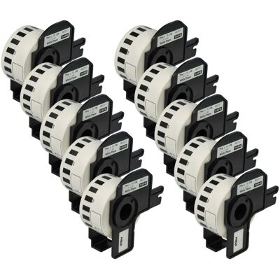 Vhbw - 10x Etiketten-rolle Mit Halter 29mm X 15,24m Kompatibel Mit Brother P-touch Ql-1050, Ql-1050n, Ql-1060n, Ql-500, Ql-500a, Ql-500bs, Ql-500bw, Ql-550 - Ersatz Für Dk-22211 Vhbw - 10x Etiketten-rolle Mit Halter 29mm X 15,24m Kompatibel Mit Brother P-touch Ql-1050, Ql-1050n, Ql-1060n, Ql-500, Ql-500a, Ql-500bs, Ql-500bw, Ql-550 - Ersatz Für Dk-22211