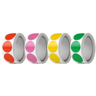 OEM 4 Rollen 2 5 Cm Runde Selbstklebende Wasserfeste Etiketten 4 Leuchtende Farben 500 Etiketten Pro Rolle Set Enthält Runde Farbcodierte Etiketten 2,5 Cm OEM 4 Rollen 2 5 Cm Runde Selbstklebende Wasserfeste Etiketten 4 Leuchtende Farben 500 Etiketten Pro Rolle Set Enthält Runde Farbcodierte Etiketten 2,5 Cm