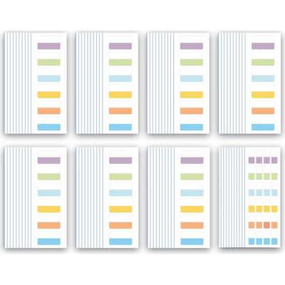 OEM Indexierbare Kleberegister – Wiederablösbare Etiketten Für Dokumente – Farbige Seitenmarker – Packung Mit 660 Stück OEM Indexierbare Kleberegister – Wiederablösbare Etiketten Für Dokumente – Farbige Seitenmarker – Packung Mit 660 Stück