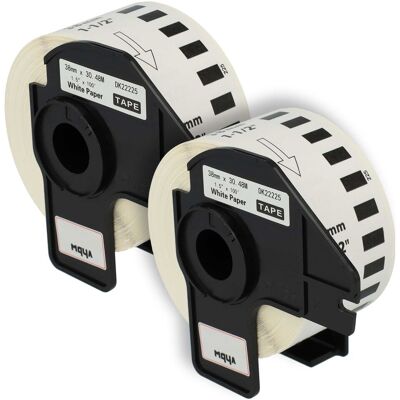 Vhbw - 2x Etiketten-rolle Mit Halter 38mm X 30,48m (1 Etikette) Kompatibel Mit Brother Pt Ql-1050, Ql1050n, Ql-1060 Etiketten-drucker Weiß Vhbw - 2x Etiketten-rolle Mit Halter 38mm X 30,48m (1 Etikette) Kompatibel Mit Brother Pt Ql-1050, Ql1050n, Ql-1060 Etiketten-drucker Weiß