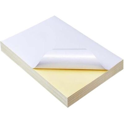 OEM 50 Blatt Weiße, Selbstklebende, Wasserfeste A4-etiketten Aus Glänzendem Papier, Geeignet Für Tintenstrahldrucker Und Kopierer. OEM 50 Blatt Weiße, Selbstklebende, Wasserfeste A4-etiketten Aus Glänzendem Papier, Geeignet Für Tintenstrahldrucker Und Kopierer.