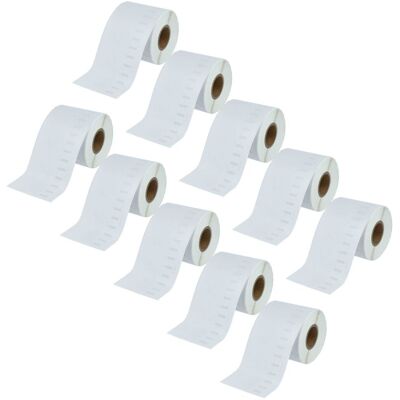 Vhbw - 10x Etiketten-rolle 59mm X 190mm (110 Etiketten) Kompatibel Mit Dymo Labelwriter 330 Turbo, 320, 330, 320 Ii Etiketten-drucker Weiß Vhbw - 10x Etiketten-rolle 59mm X 190mm (110 Etiketten) Kompatibel Mit Dymo Labelwriter 330 Turbo, 320, 330, 320 Ii Etiketten-drucker Weiß