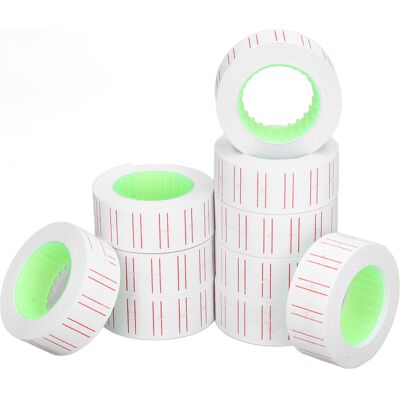 HEAT 30 Rollen Mit 15.000 Etiketten, Preisschilder, Einreihiges Etikettenpapier Für Mx5500 Etikettierpistole, 21 X 12 Mm HEAT 30 Rollen Mit 15.000 Etiketten, Preisschilder, Einreihiges Etikettenpapier Für Mx5500 Etikettierpistole, 21 X 12 Mm