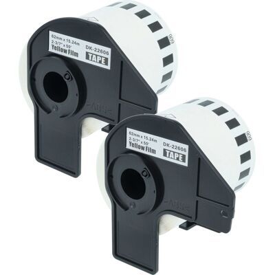 Vhbw - 2x Rolle Etiketten Aufkleber Kompatibel Mit Brother P-touch Ql-1050, Ql-1050n, Ql-1060, Ql-1060n, Ql-500, Ql-500a, Ql-500bs Ersatz Für Brother Dk-22606. Vhbw - 2x Rolle Etiketten Aufkleber Kompatibel Mit Brother P-touch Ql-1050, Ql-1050n, Ql-1060, Ql-1060n, Ql-500, Ql-500a, Ql-500bs Ersatz Für Brother Dk-22606.
