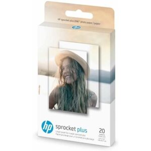 Hewlett Packard Hp Sprocket Plus Fotopapier mit selbstklebender Rückseite, 20 Blatt/5,8 x 8,7 cm (2,3 x 3,4 Zoll)