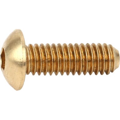 JUTE Halbkreisförmige Innensechskantschraube Aus Reinem Kupfer, M4 X 12 Mm JUTE Halbkreisförmige Innensechskantschraube Aus Reinem Kupfer, M4 X 12 Mm