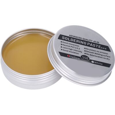 HEAT Kolophonium-lötpaste, Niedertemperatur-lötflussmittelcreme Für Elektronikreparaturen, 55 G / 1,9 Oz HEAT Kolophonium-lötpaste, Niedertemperatur-lötflussmittelcreme Für Elektronikreparaturen, 55 G / 1,9 Oz