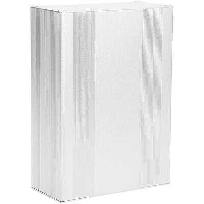 HEAT Aluminium-projektbox, Matt Silber, Diy-gehäuse Für Elektronische Leiterplatten, 68 X 145 X 200 Mm HEAT Aluminium-projektbox, Matt Silber, Diy-gehäuse Für Elektronische Leiterplatten, 68 X 145 X 200 Mm