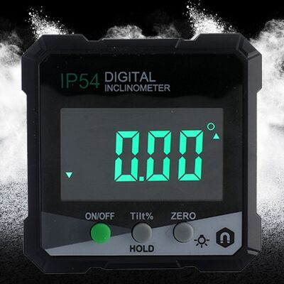 JUTE Etopoo 490° Ip54 Neigungsmesser, Lcd-bildschirm, Magnetische Digitalanzeige, Einfaches Gehäuse, Grün JUTE Etopoo 490° Ip54 Neigungsmesser, Lcd-bildschirm, Magnetische Digitalanzeige, Einfaches Gehäuse, Grün
