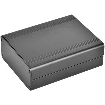 HEAT Projektbox Aus Aluminiumlegierung, Diy-gehäuse, Sandgestrahlt, Schwarz Oxidiert, Elektronikschutzgehäuse HEAT Projektbox Aus Aluminiumlegierung, Diy-gehäuse, Sandgestrahlt, Schwarz Oxidiert, Elektronikschutzgehäuse