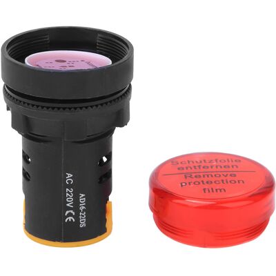 HEAT 10 Stück Berm Led-betriebsanzeigeleuchte, Pc-gehäuse, Flammhemmend, 22 Mm Durchmesser, 220 V, Ad16-22d/s, Rot HEAT 10 Stück Berm Led-betriebsanzeigeleuchte, Pc-gehäuse, Flammhemmend, 22 Mm Durchmesser, 220 V, Ad16-22d/s, Rot