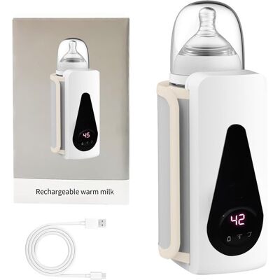 OEM Babyflaschenwärmer Für Unterwegs, Einstellbare Temperatur, Mit Lcd-display, Für Zu Hause, Unterwegs OEM Babyflaschenwärmer Für Unterwegs, Einstellbare Temperatur, Mit Lcd-display, Für Zu Hause, Unterwegs