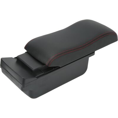 HEAT Große Mittelarmlehne Für Autos, Glatte Schwarze Oberfläche Mit Rotem Streifen, Ersatz Für Die Aufbewahrungsbox Im Suzuki Swift (2005–2021). HEAT Große Mittelarmlehne Für Autos, Glatte Schwarze Oberfläche Mit Rotem Streifen, Ersatz Für Die Aufbewahrungsbox Im Suzuki Swift (2005–2021).