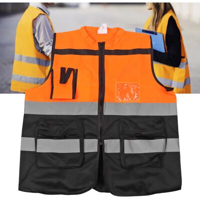 JUTE Reflektierende Weste, Reflektierende Patchwork-kleidung Für Motorradfahrer, Uniform Für Verkehrsmanagement, Reflektierende Weste Für Lkw-fahrer Bei Nacht JUTE Reflektierende Weste, Reflektierende Patchwork-kleidung Für Motorradfahrer, Uniform Für Verkehrsmanagement, Reflektierende Weste Für Lkw-fahrer Bei Nacht