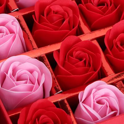 JUTE Innovative Pe-geschenkbox Mit Rose, Ideal Für Geburtstag, Hochzeit Oder Valentinstag. Roter Farbverlauf. JUTE Innovative Pe-geschenkbox Mit Rose, Ideal Für Geburtstag, Hochzeit Oder Valentinstag. Roter Farbverlauf.