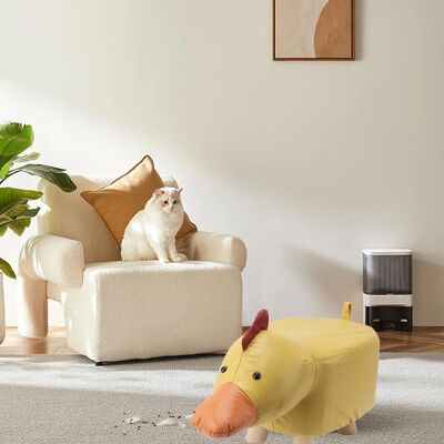 JUTE Niedlicher Und Trendiger Niedriger Hocker, Perfekt Für Faule Kinder, Für Kreative Zwecke Zu Hause, Im Wohnzimmer, Hocker In Form Eines Schuhs In Form Eines Cartoon-tiers, Kleine Gelbe Ente. JUTE Niedlicher Und Trendiger Niedriger Hocker, Perfekt Für Faule Kinder, Für Kreative Zwecke Zu Hause, Im Wohnzimmer, Hocker In Form Eines Schuhs In Form Eines Cartoon-tiers, Kleine Gelbe Ente.