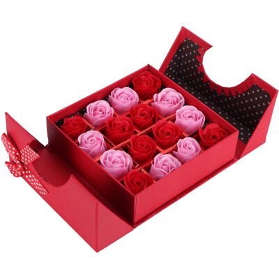 HEAT Innovative Rosa Pe-geschenkbox Mit Rotem Farbverlauf, Für Geburtstage, Hochzeiten, Valentinstag. HEAT Innovative Rosa Pe-geschenkbox Mit Rotem Farbverlauf, Für Geburtstage, Hochzeiten, Valentinstag.