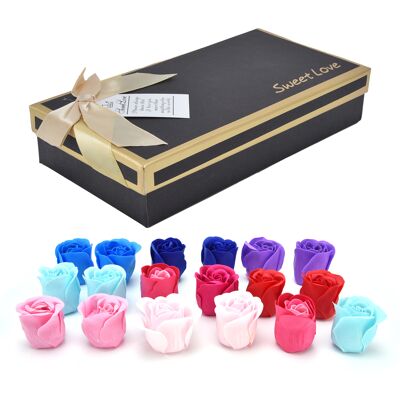 HEAT Strauß Aus 18 Farbenfrohen Künstlichen Seidenrosen Für Weihnachten, Muttertag, Hochzeit, Valentinstag, Geburtstag HEAT Strauß Aus 18 Farbenfrohen Künstlichen Seidenrosen Für Weihnachten, Muttertag, Hochzeit, Valentinstag, Geburtstag